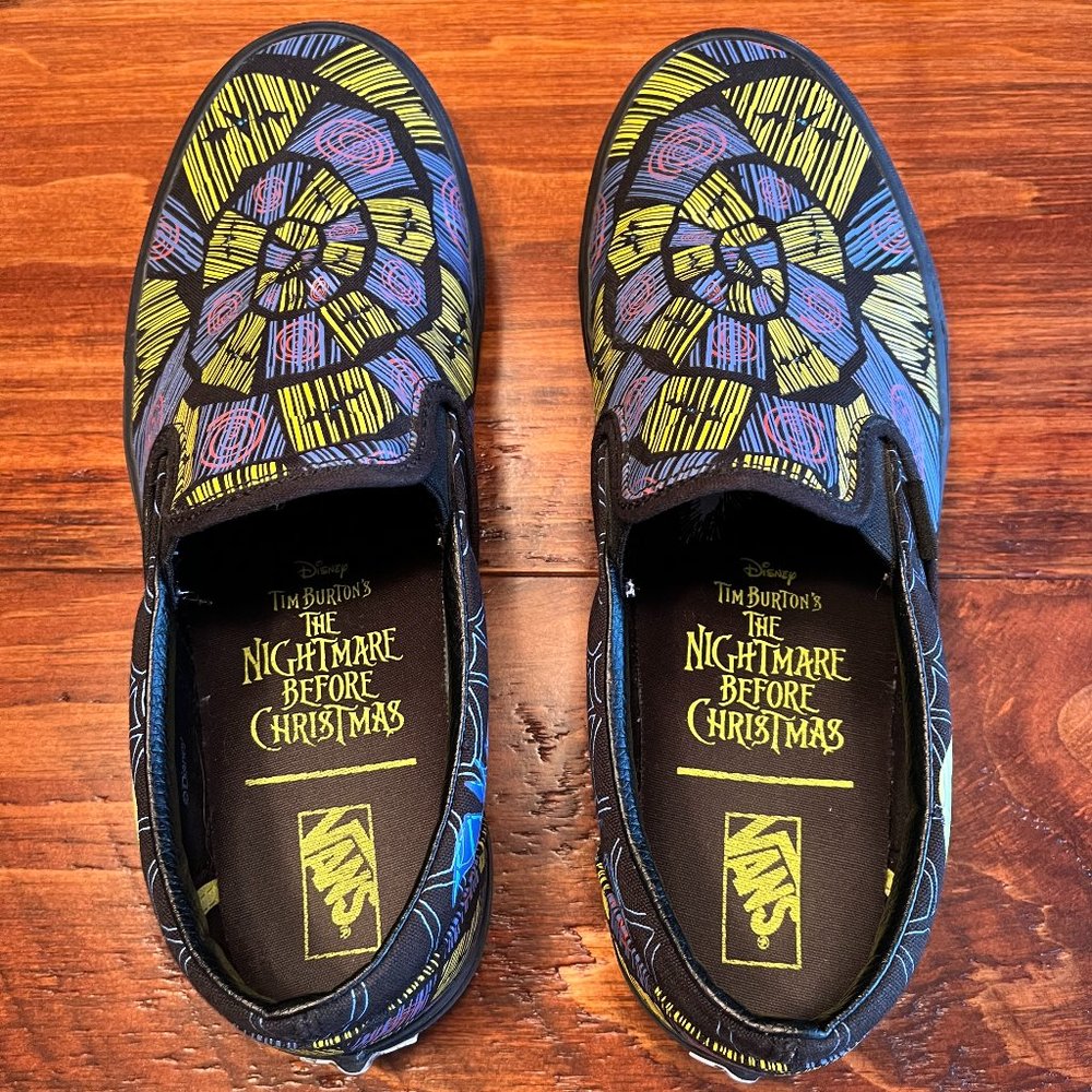 Vans Disney Tim Burton’s, ‘The Nightmare Before Christmas’ Oogie Boogie slip-on